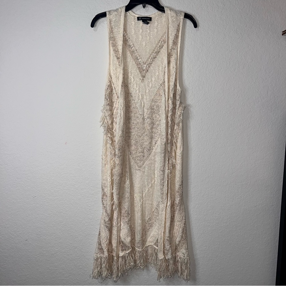 INC International Concepts Knit Boho Vest